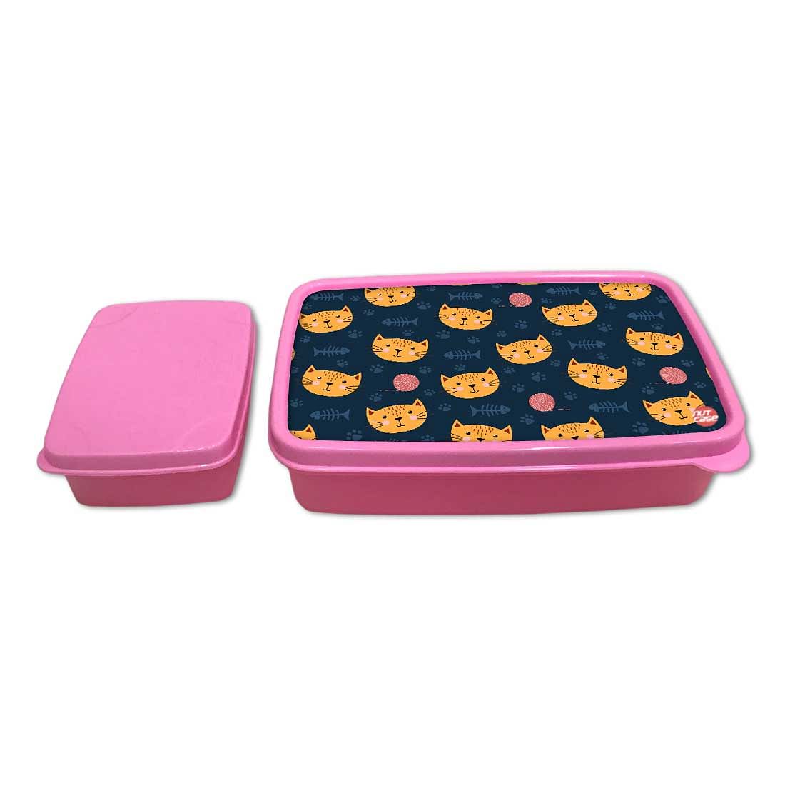 Designer Kids Lunch Box for School Return Gifts Birthday Party - Cute Cat - Image 4