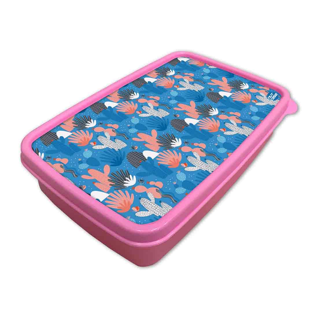 Lunch Box With Compartments for Girls Snack Containers - Cactus Plant - Image 2