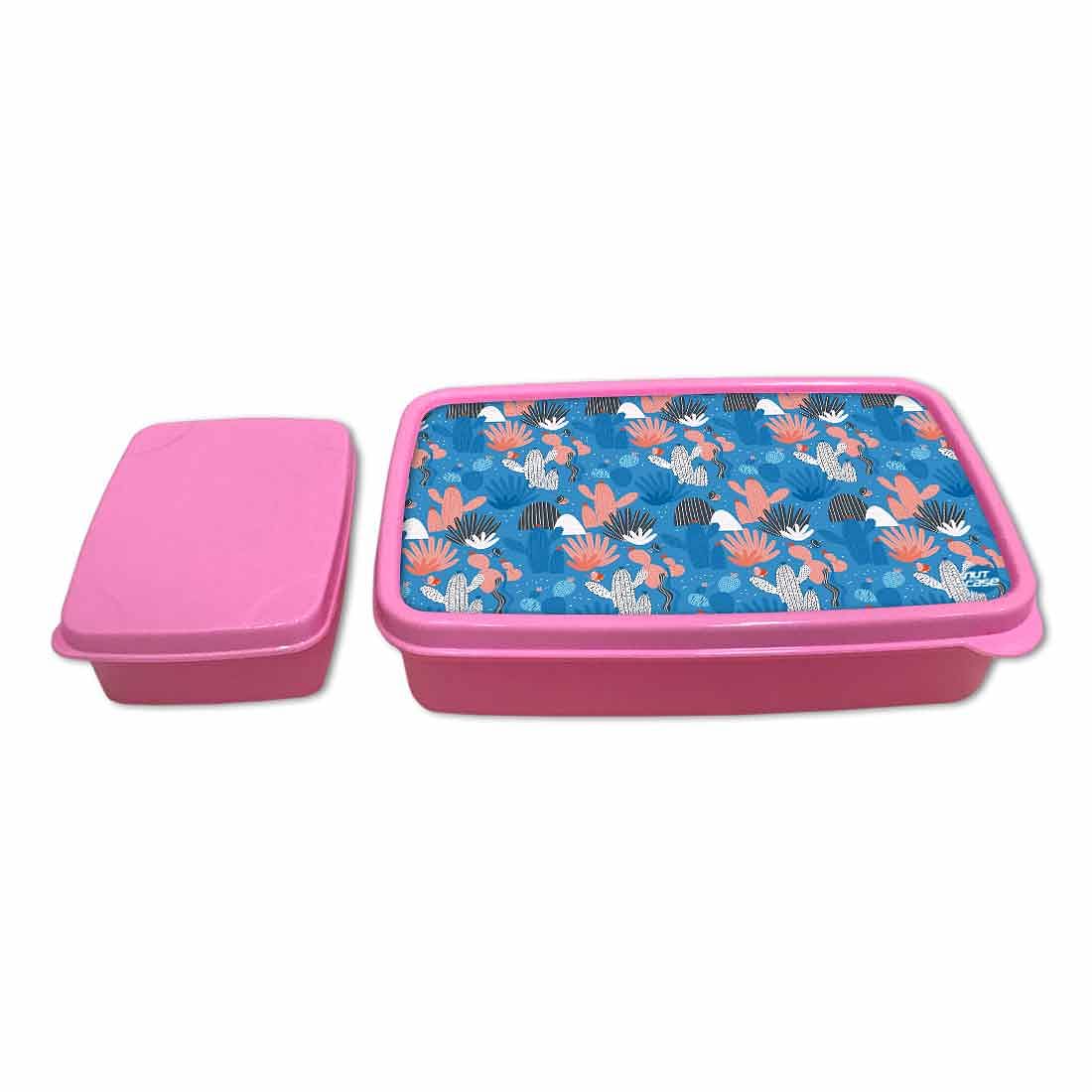 Lunch Box With Compartments for Girls Snack Containers - Cactus Plant - Image 4