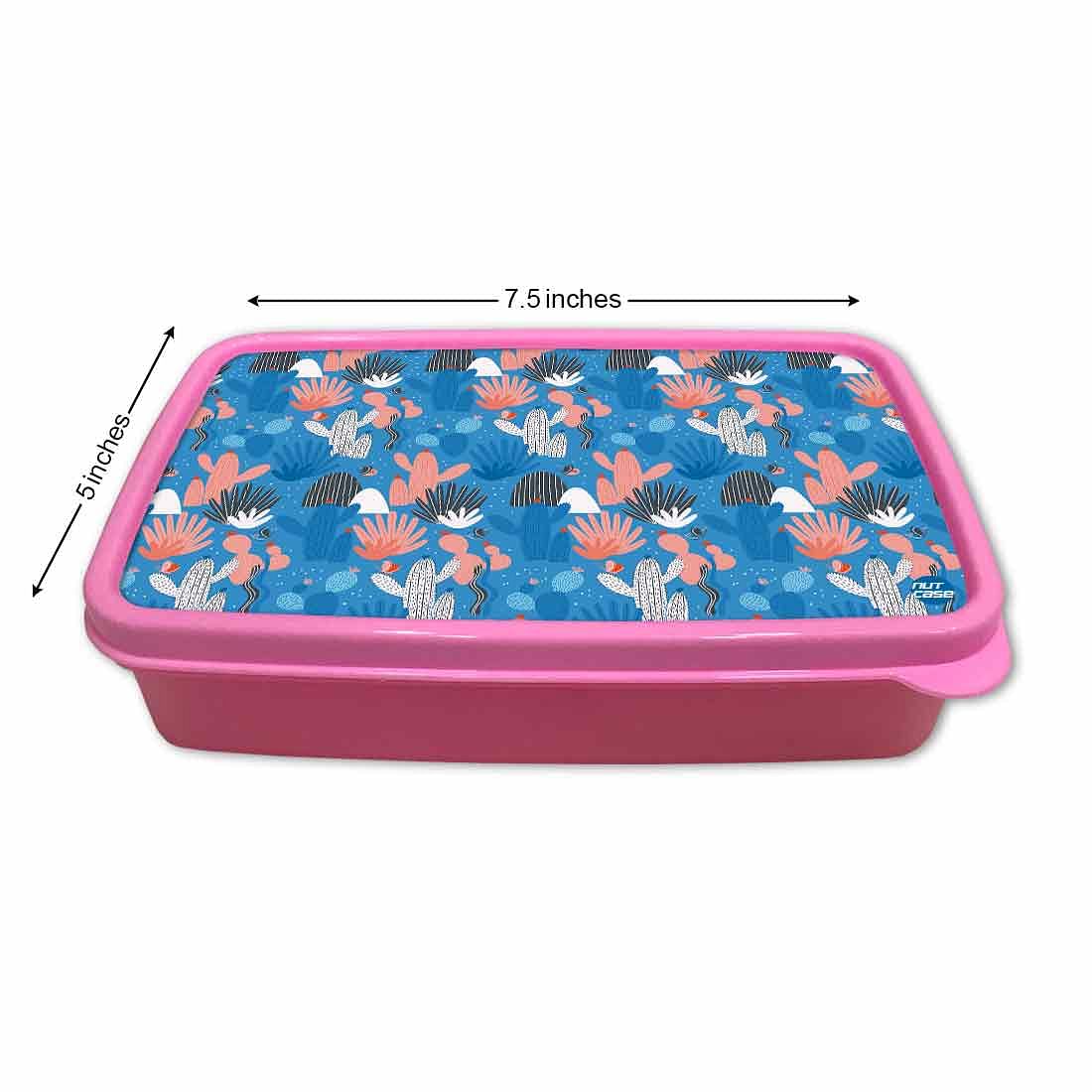 Lunch Box With Compartments for Girls Snack Containers - Cactus Plant - Image 5