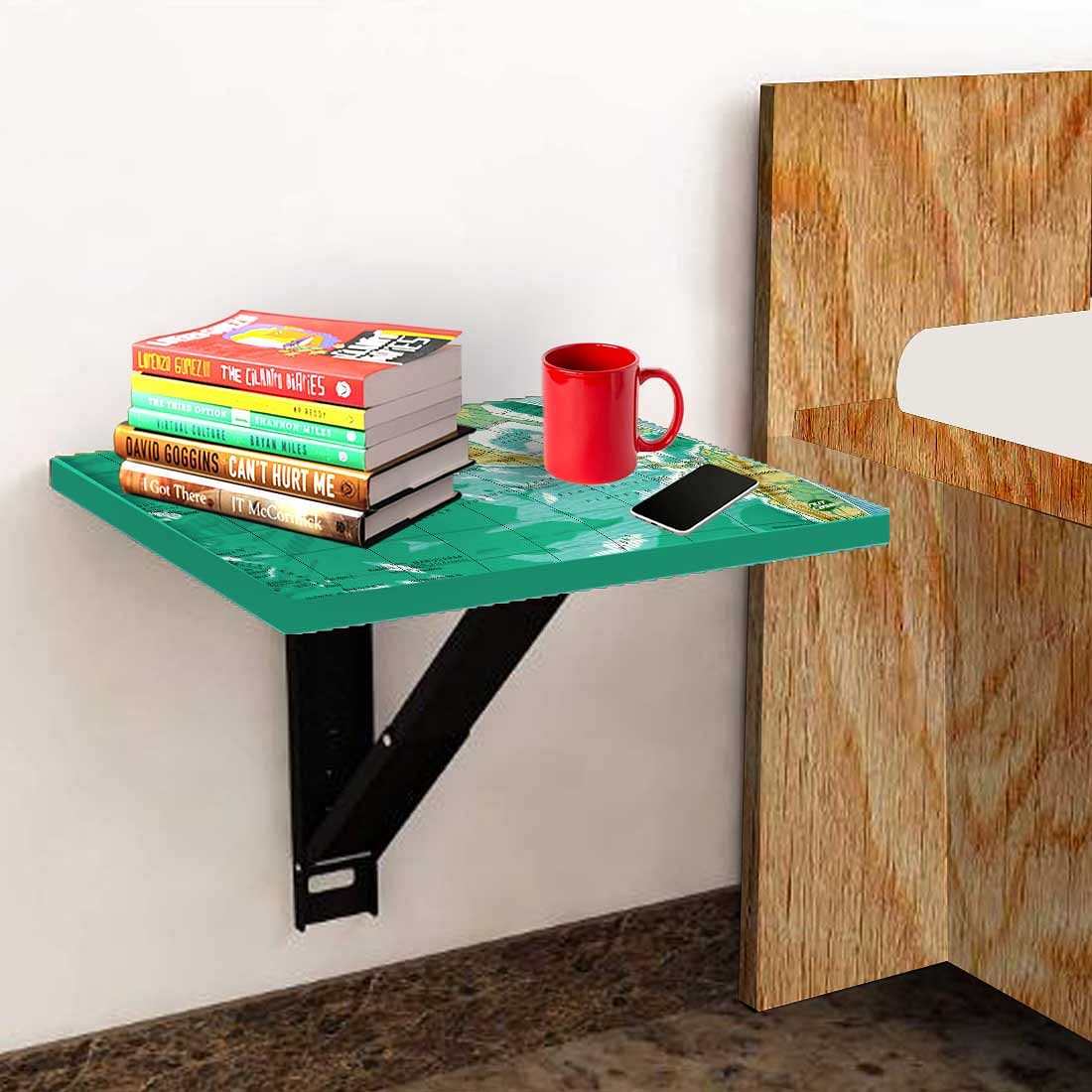 Tv Setup Box Stand Wall Mount - Earth Map - Image 3