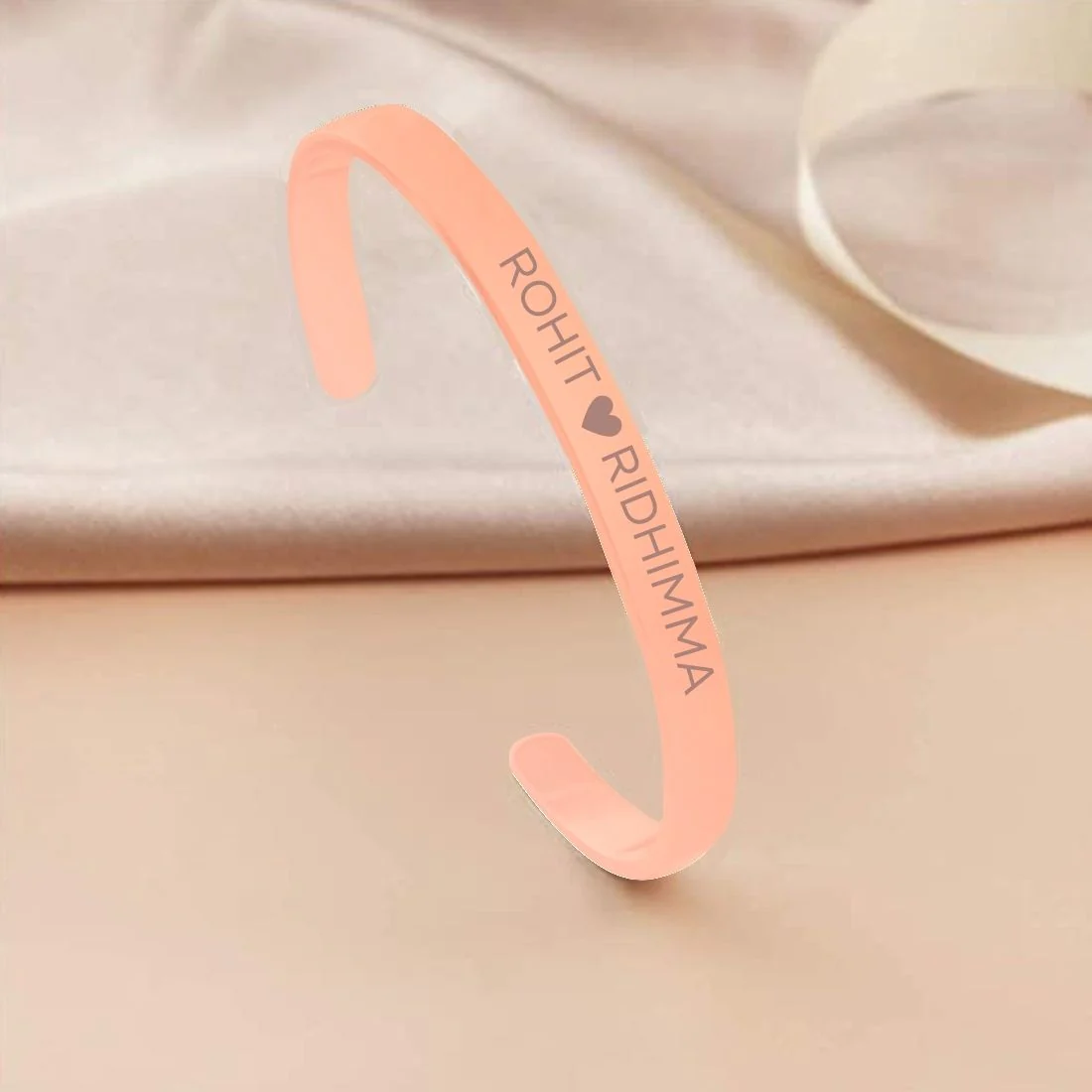 Personalized Matching Couples Bracelets Valentines Day Gift - Rose Gold Plated/Black Rhodium/Gold Plated - Image 6