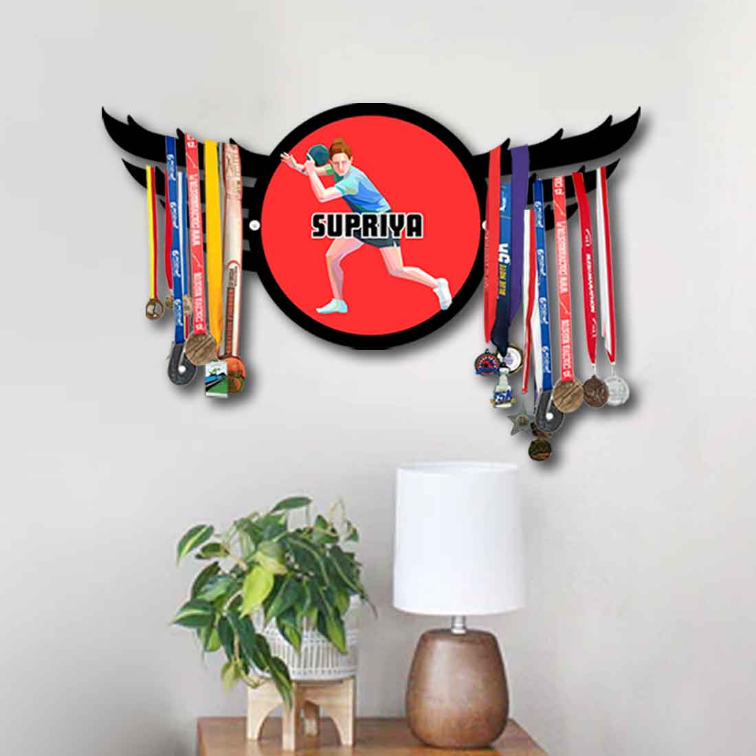 Medal Holder for Wall Metal Medal Hanger - Table Tennis - Image 2