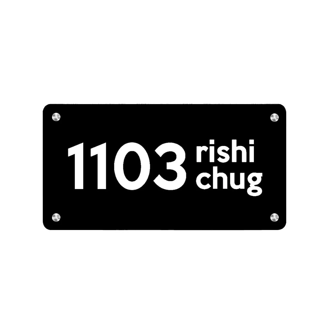Custom Metal Engraved Name Plate for Office Home House Outdoor - Image 6