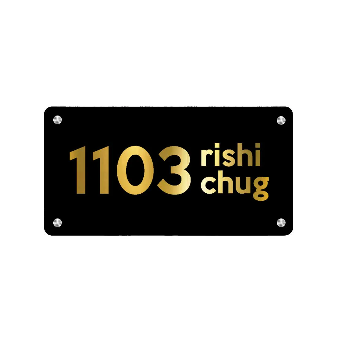 Custom Metal Engraved Name Plate for Office Home House Outdoor - Image 8