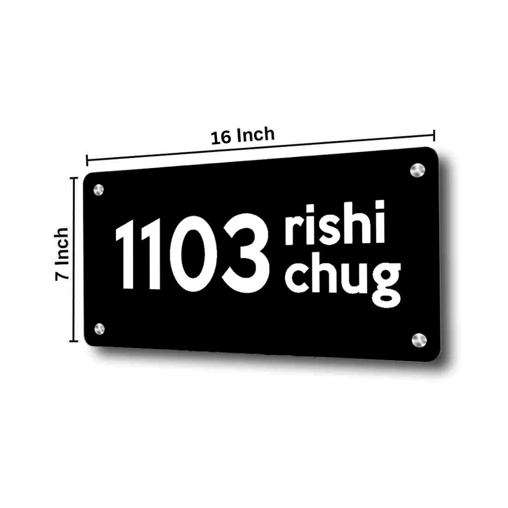 Custom Metal Engraved Name Plate for Office Home House Outdoor - Image 9
