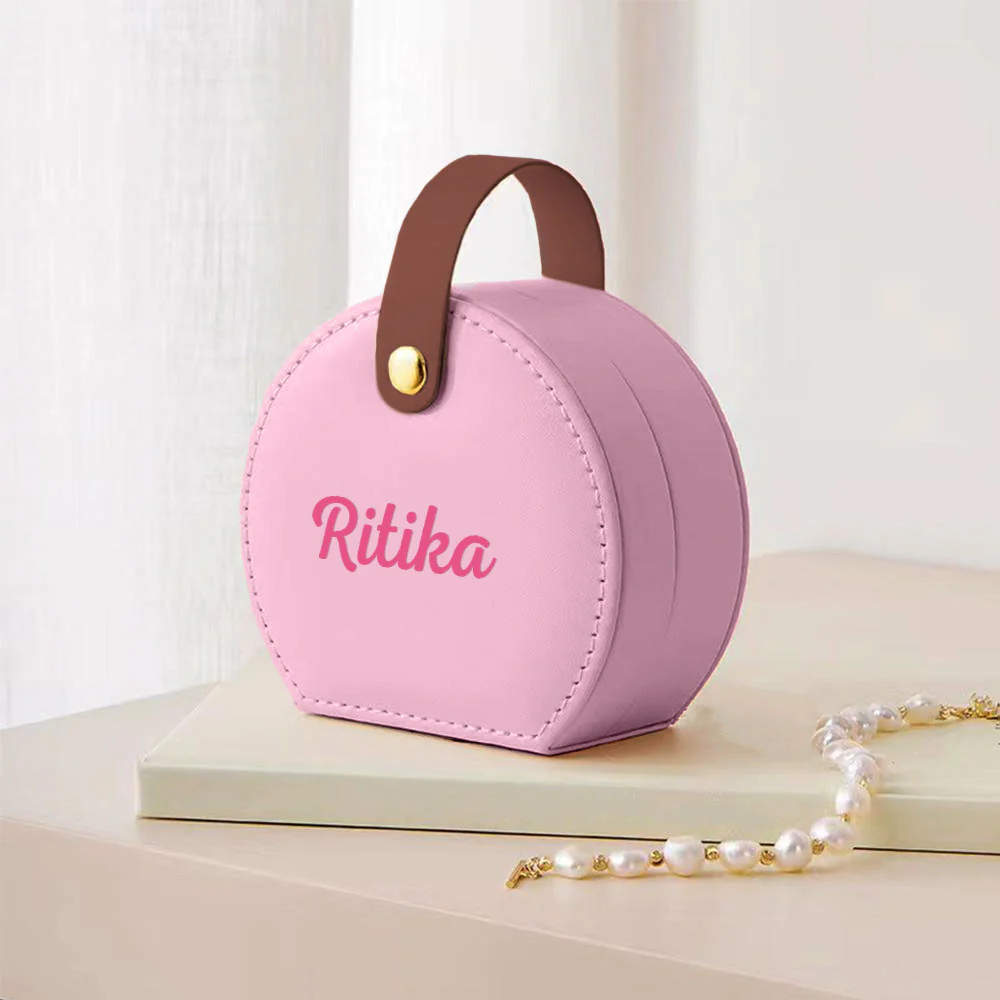 Mini Jewelry Box Personalized Earring Jewellery Organizer - Image 4