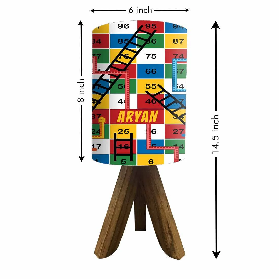 Customized Night Light For Kids Bedroom-Snake & Ladder (3W LED Bulb Included) - Image 5