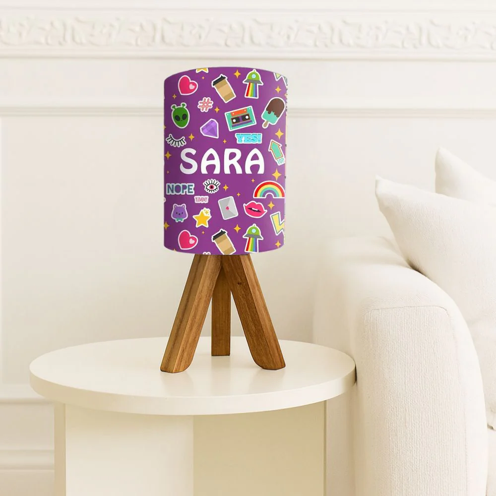 Personalized Tripod Lamp For Living Room-Nope (3W LED Bulb Included) - Image 2