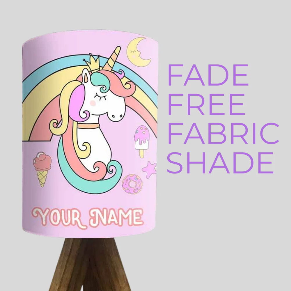 Customized Tripod Table Lamp-Cute Unicorn (3W LED Bulb Included) - Image 3