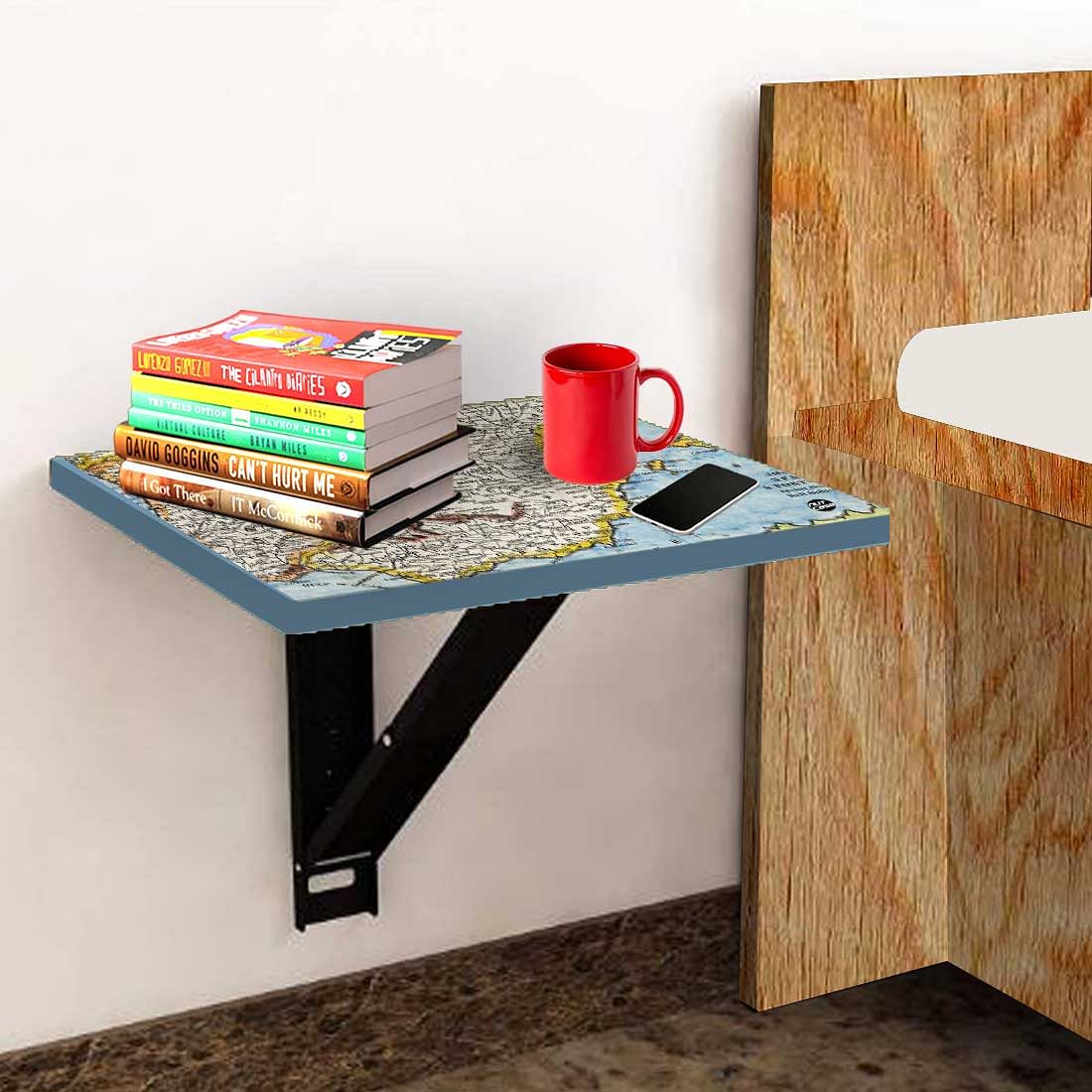 Set Top Box Stand Wall Mount Stylish - Map - Image 3