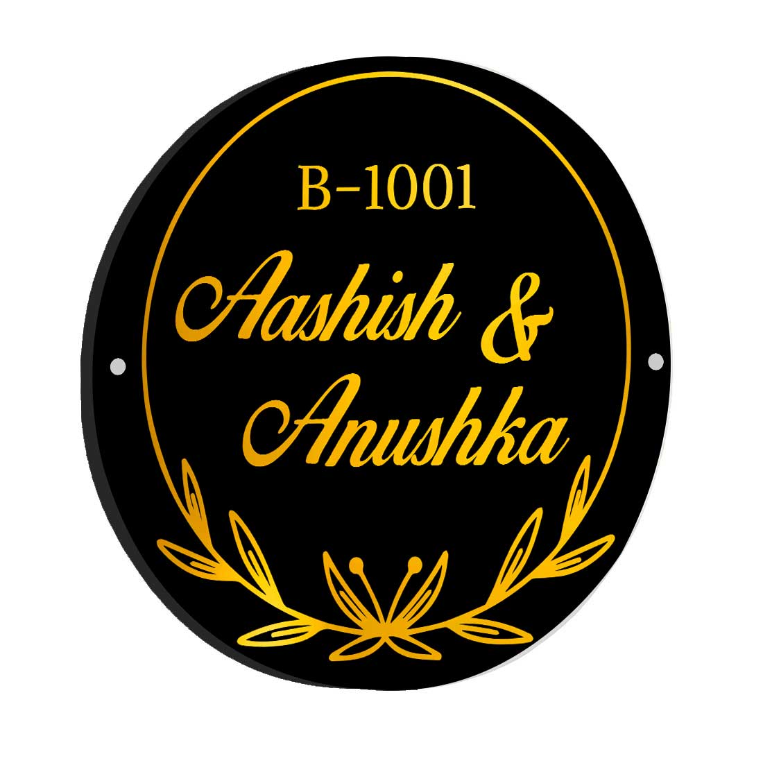 Customized Modern House Name Plate Design for Home Flat Outdoor Name Board - Couple Name - Image 8