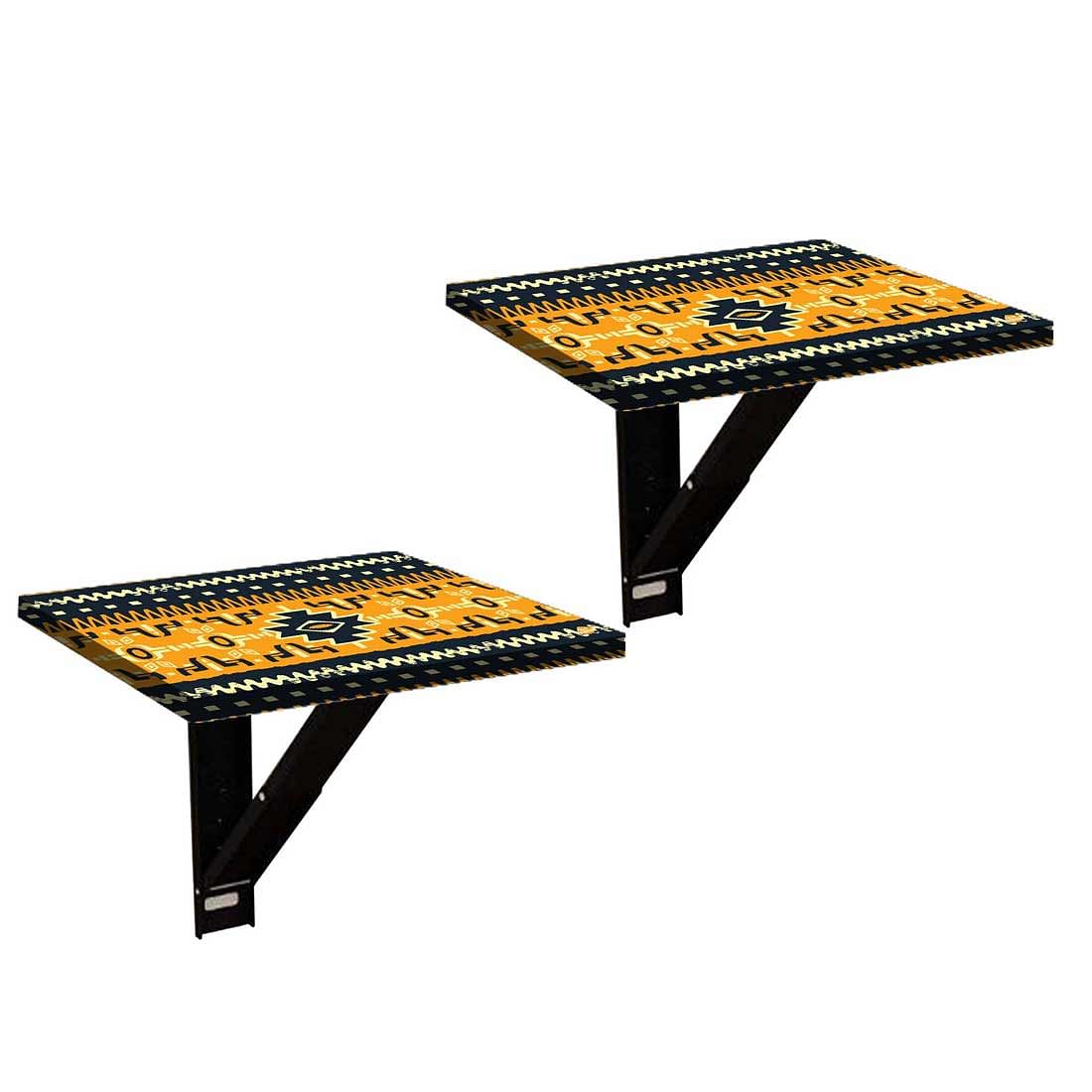 Bedside Table Foldable - Beautiful Mexican Pattern - Image 2