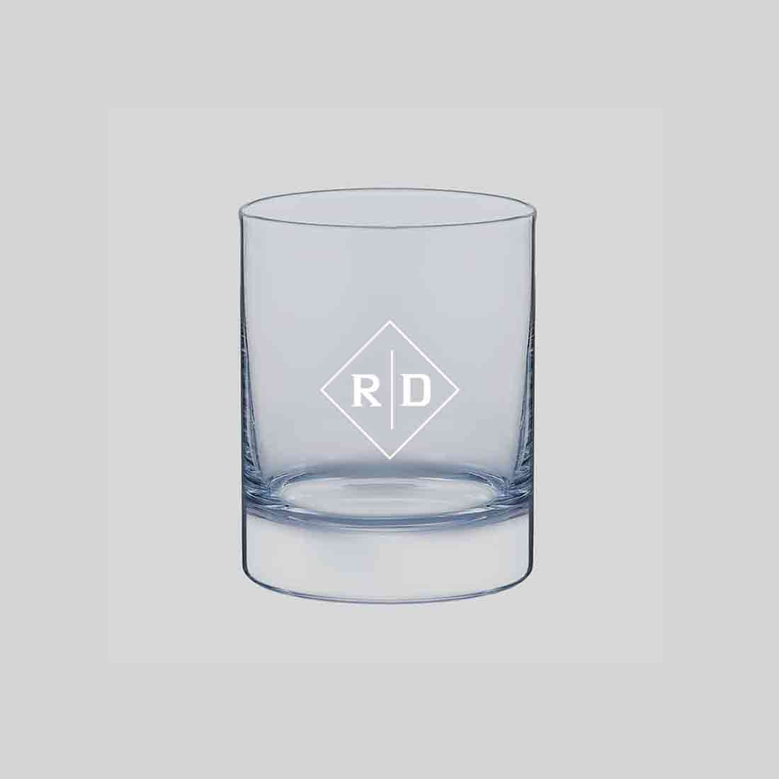 Monogrammed Whiskey Glasses-Custom Engraved Alcohol Glass with Initial - Image 3