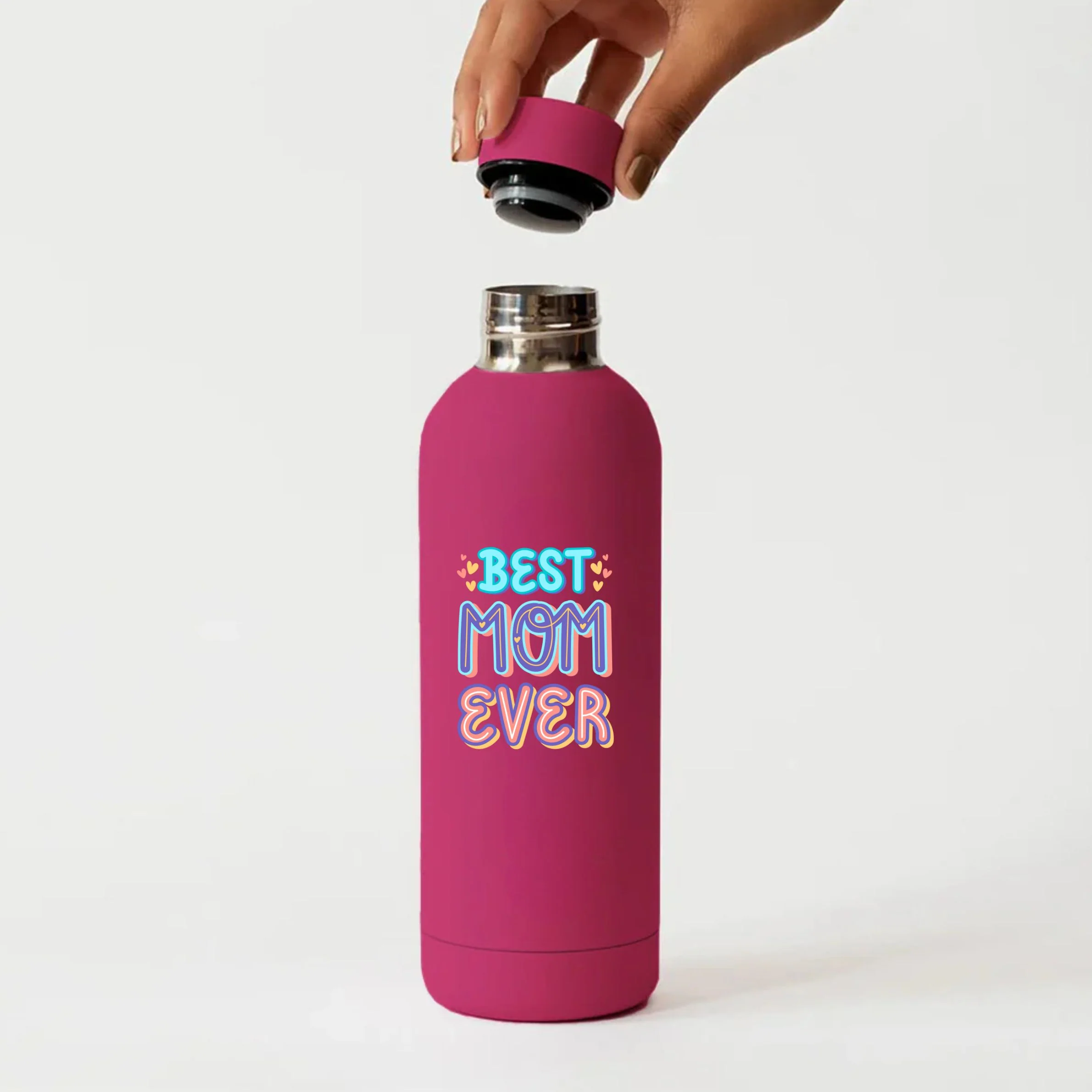 Perfect Mother’s Day Gift 500ml Stainelss Steel Water Bottle – Best Mom Ever - Image 3
