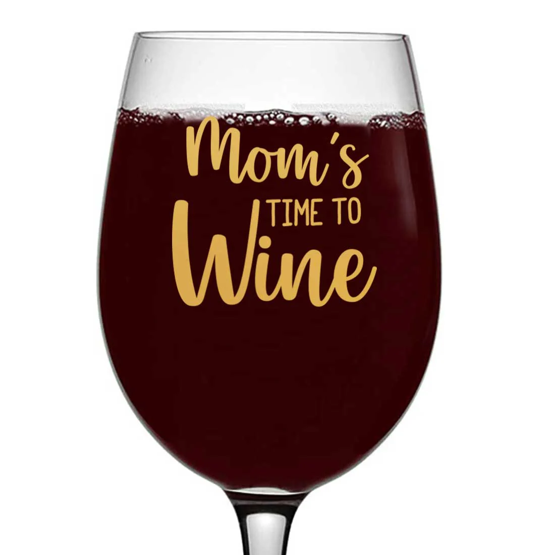 Wine Glass Mothers Day Gifts for Mom - Mom's Time To Wine - Image 3