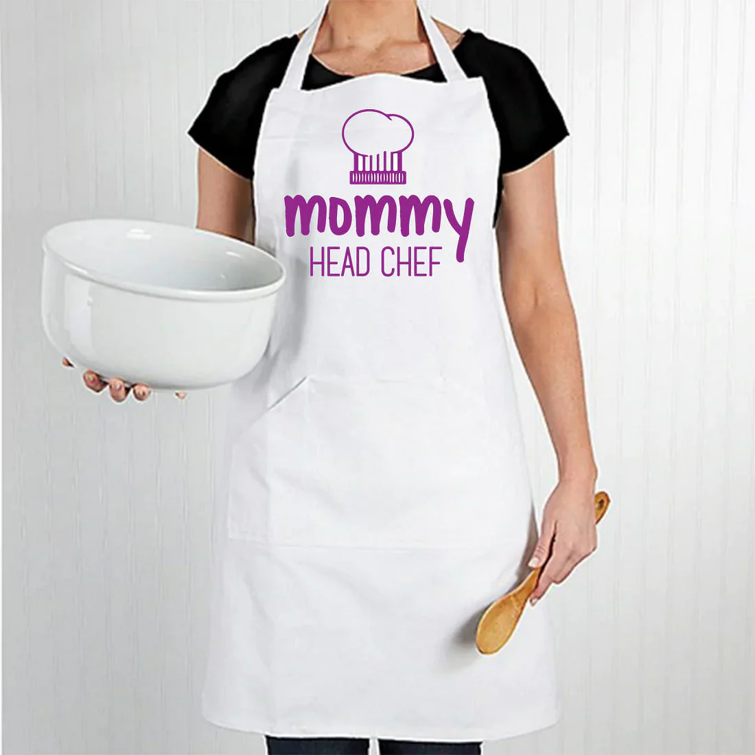 Mother's Day Gift Ideas Pink Gift Box with Apron Custom Magnet and Coffee Mug - Image 3