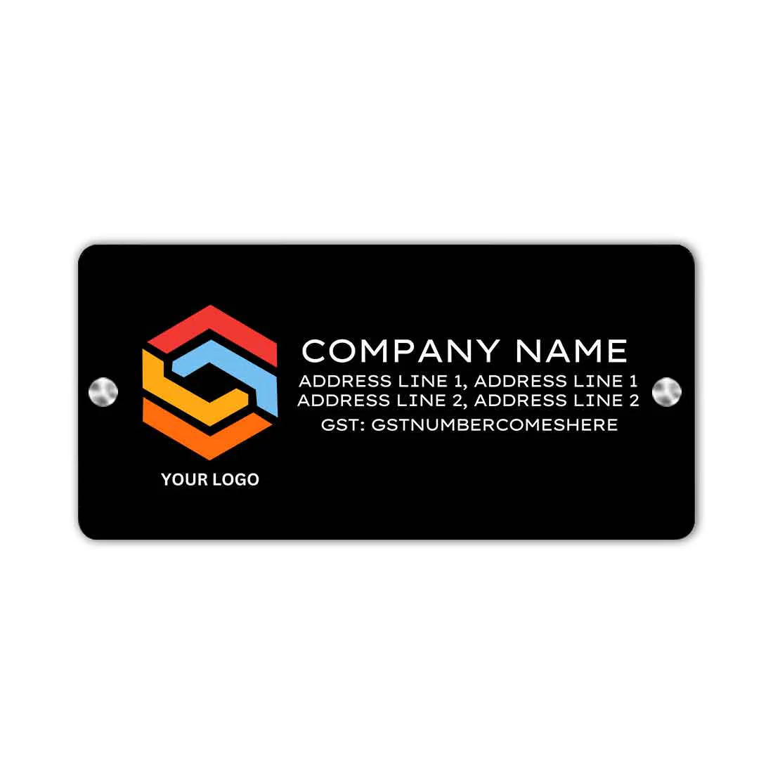 Name Board for Office Shop Store - Available in Acrylic and Stainless Steel - Image 6