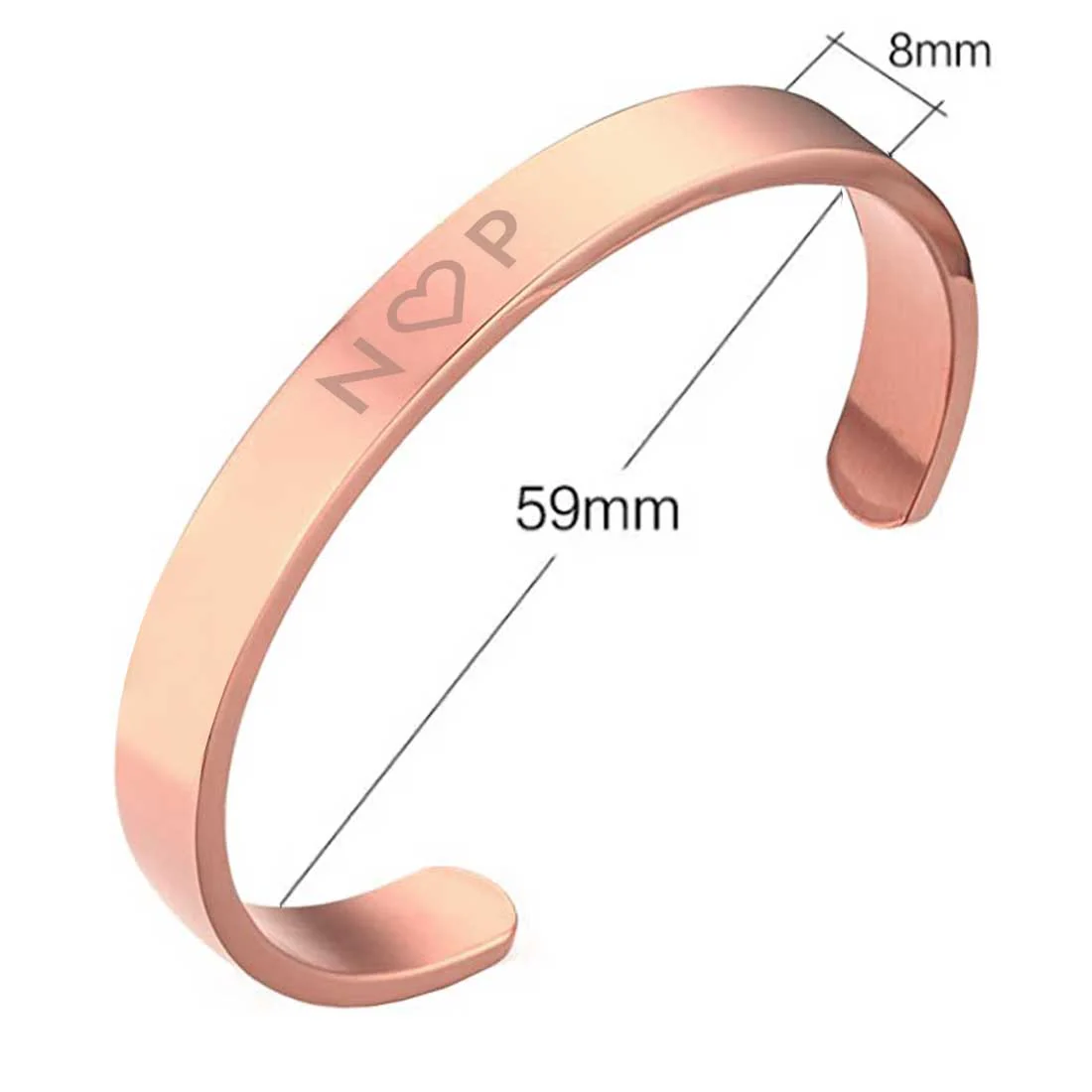Custom Name Bracelets for Men Women - Rose Gold Plated/Black Rhodium/Gold Plated - Infinity - Image 18