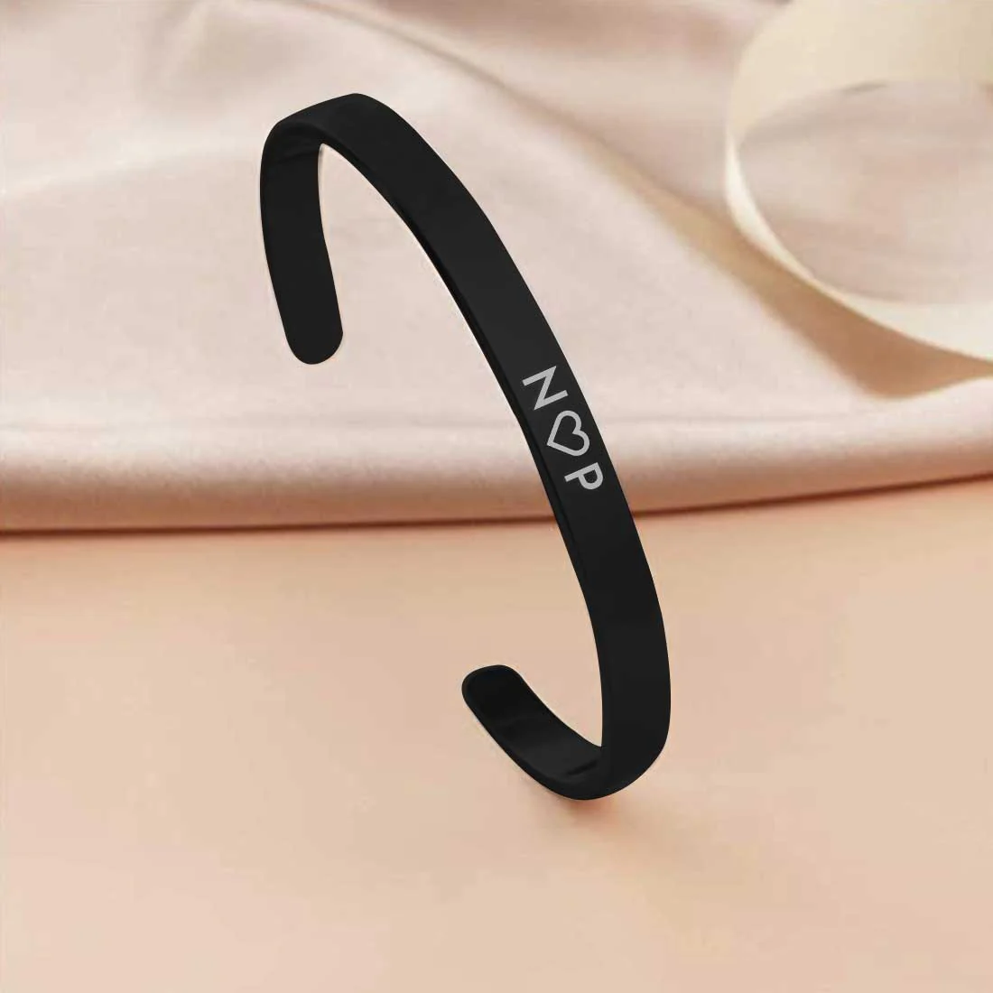Custom Name Bracelets for Men Women - Rose Gold Plated/Black Rhodium/Gold Plated - Infinity - Image 3