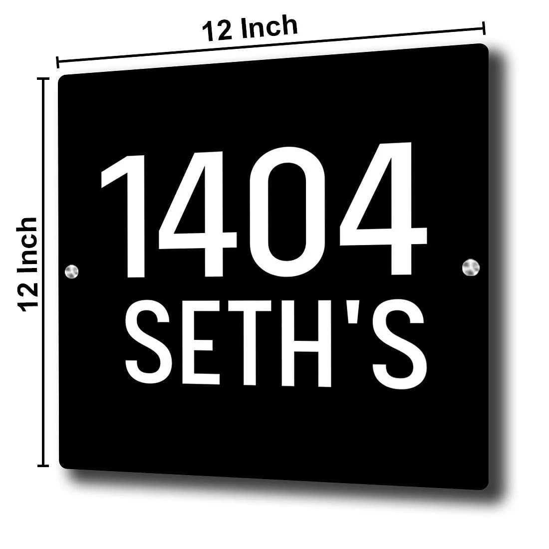 Personalized Acrylic Name Plate for Home Flats Office Signboards - Acrylic - Image 3