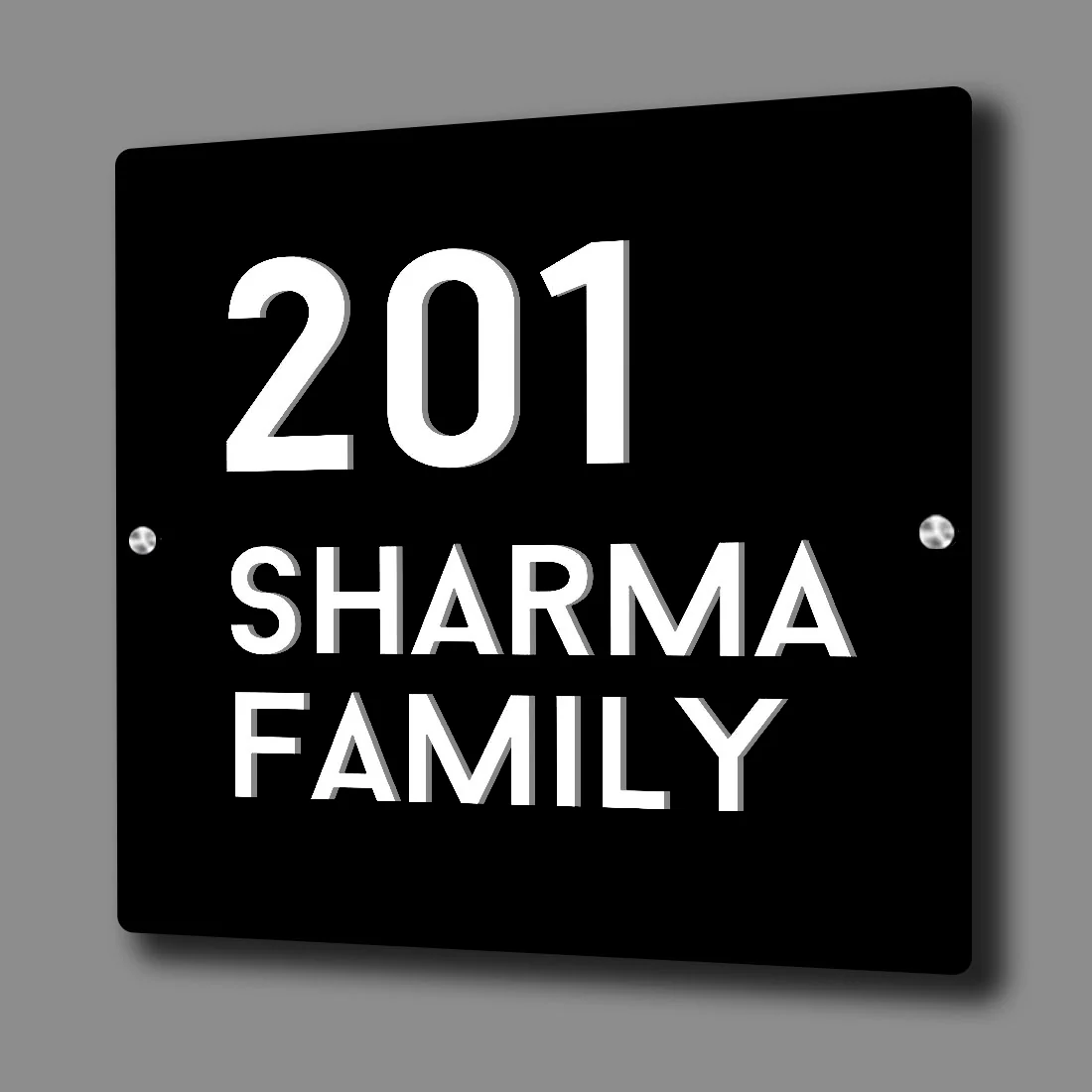 Custom Steel Name Plates for Home Office Flats Entrance - Image 14
