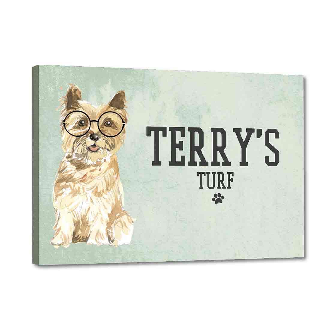 New Classy Dog Name Plate -Yorkshire Terrier