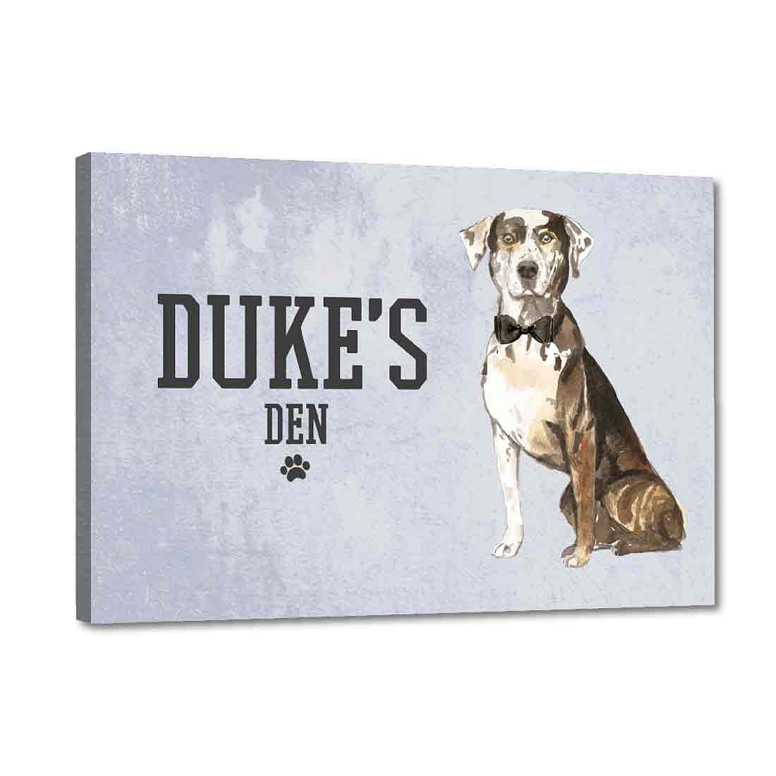 Customized Dog Door Name Plate -Cute DOGGY