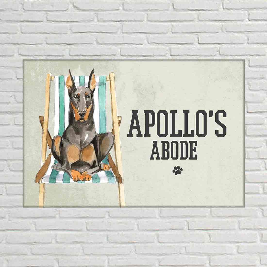 Beware of Doberman Sign - Dog Name Plate - Image 2