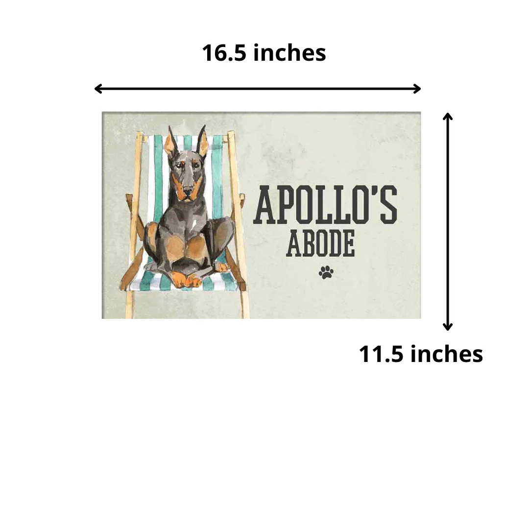 Beware of Doberman Sign - Dog Name Plate - Image 4