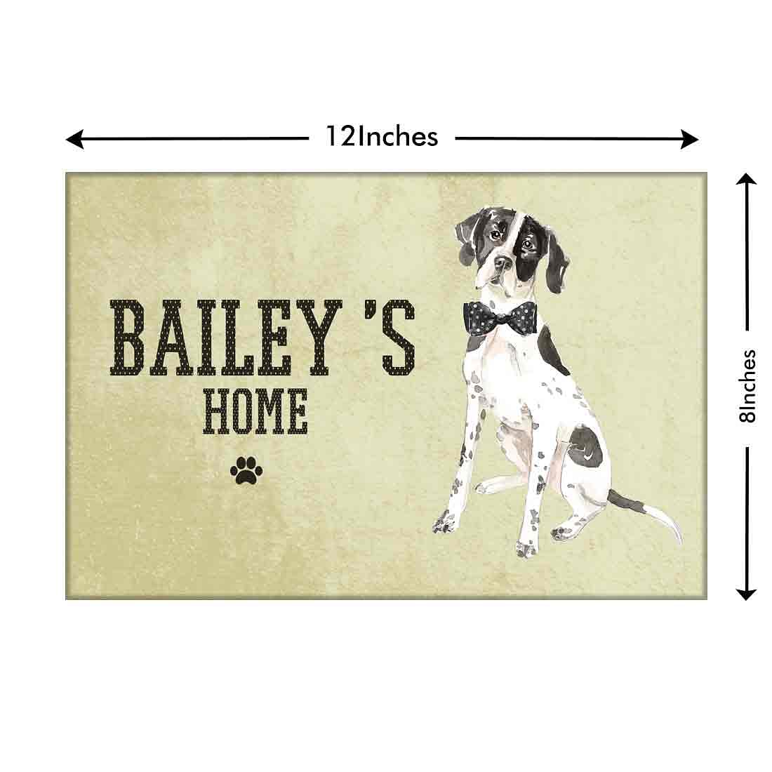 Cute Dog Door Name Plate -Dashing Dalmatian - Image 3