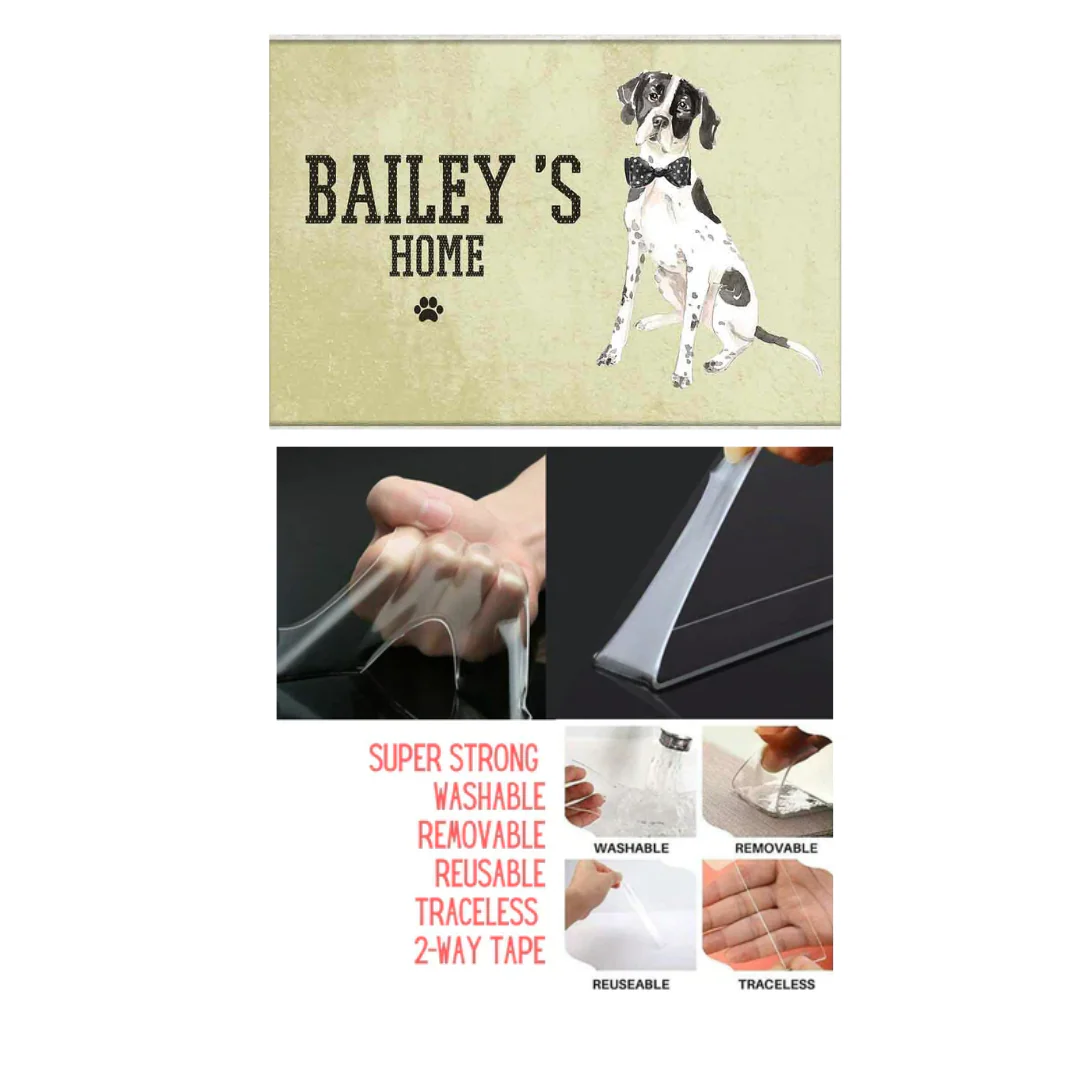 Cute Dog Door Name Plate -Dashing Dalmatian - Image 5