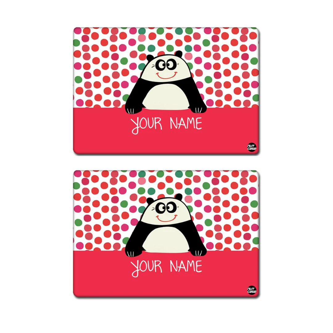 Personalised Table Mats for Return Gifts for 1st Birthday Party - Panda - Image 4