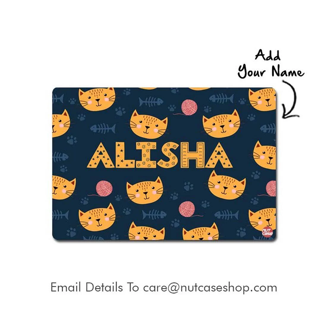 Custom Made Printed Placemats for Kids Return Gift  - A Cute Little Cat - Image 2