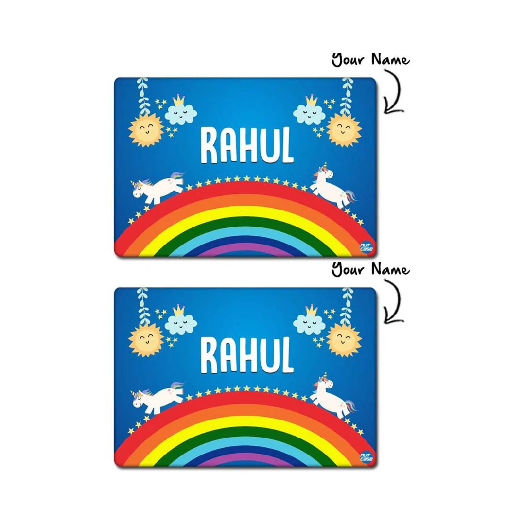 Personalized Placemats for Dining Table Rainbow Theme Return Gifts - Rainbow - Image 4