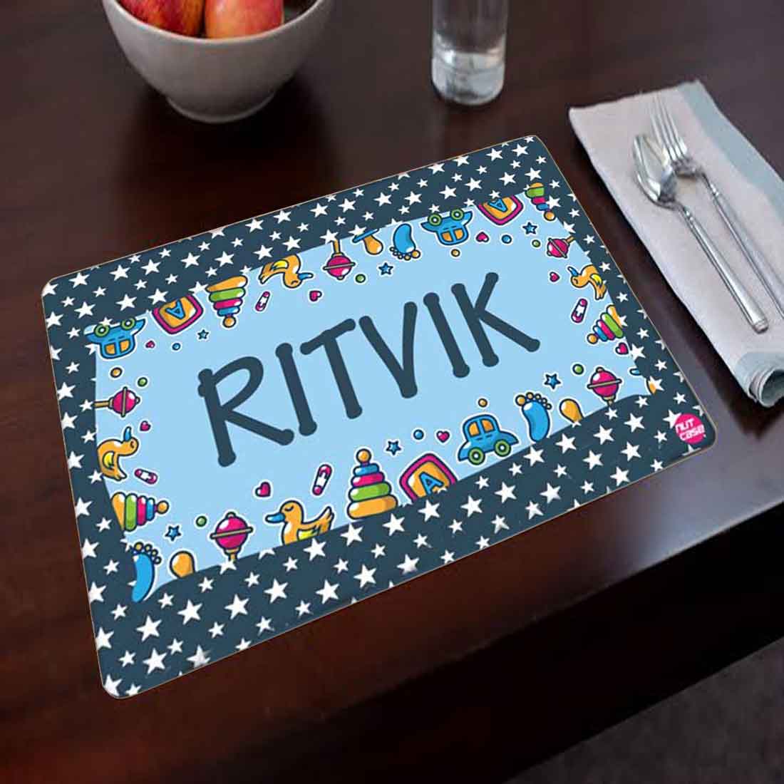 Personalized Return Gift Ideas for 6 Year Olds Kids Table Mat - Toy