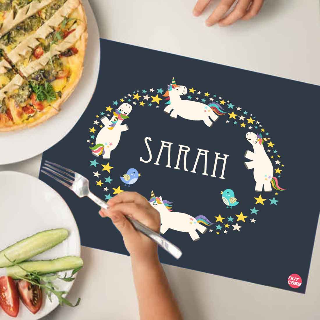 Custom Tablemat Unicorn Theme Return Gifts for Kids - Unicorn & stars - Image 3
