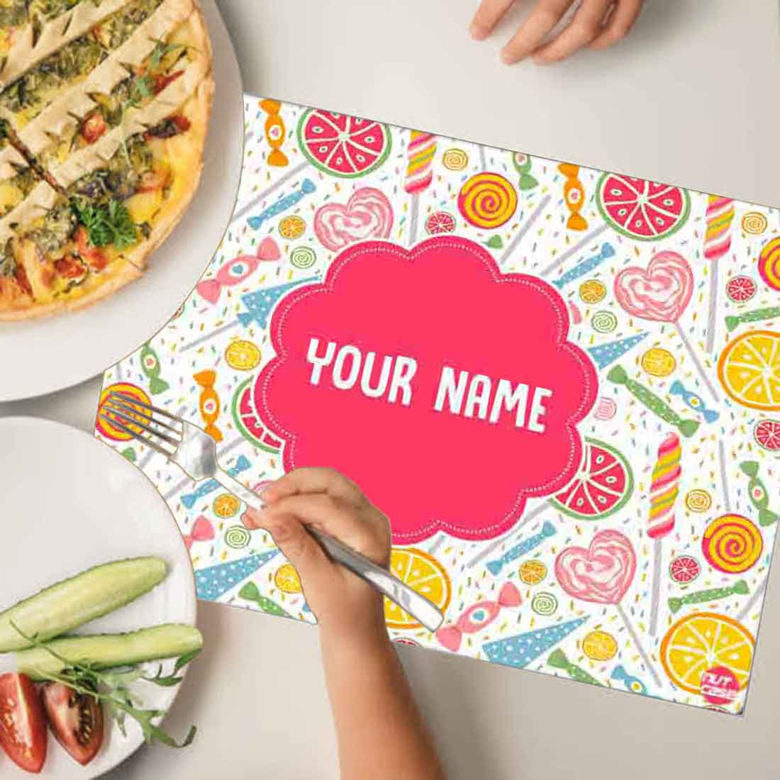 Customized Return Gifts for Birthday Personalized Tablemat Kids - Candy - Image 4