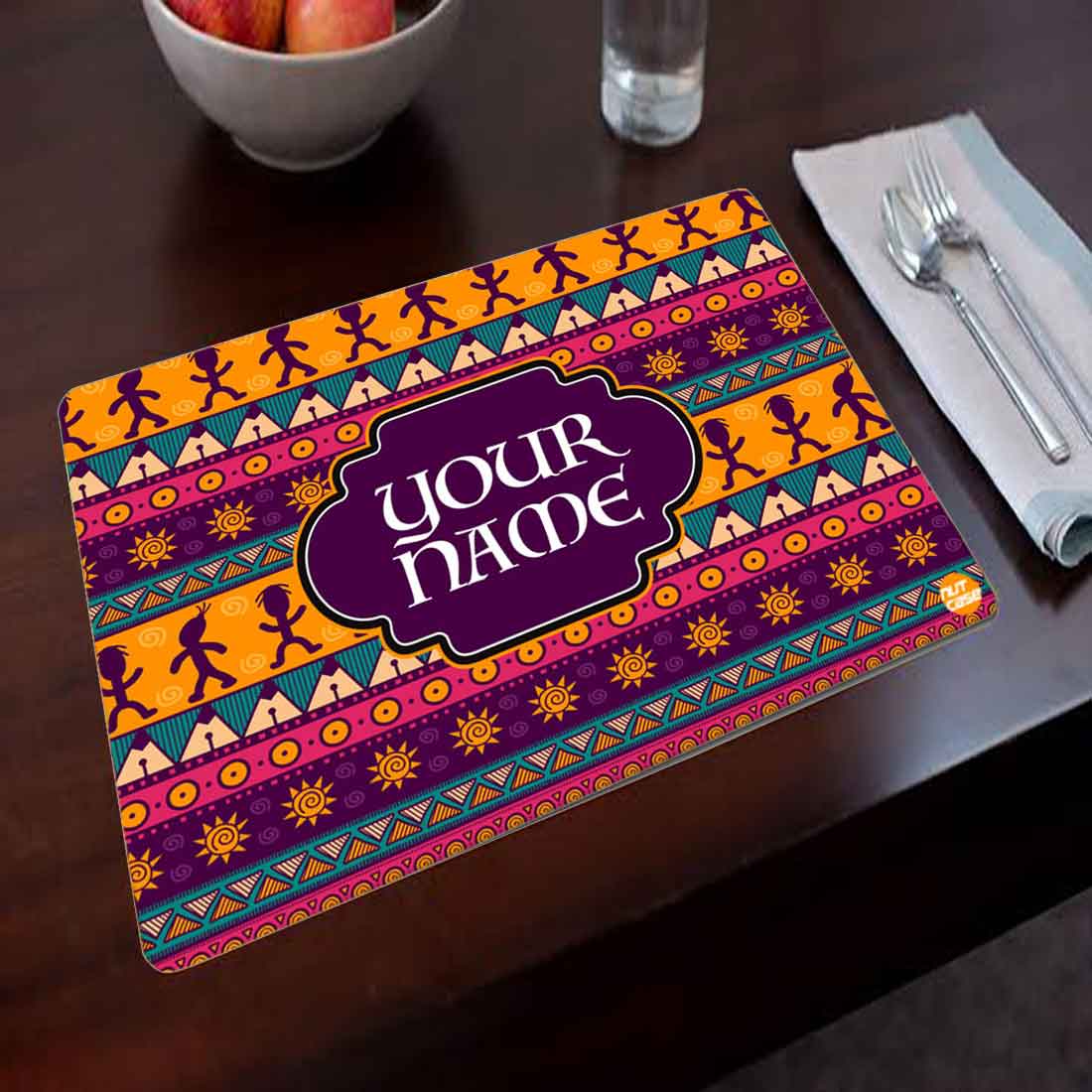 Personalized Table Mats for Kids Add Your Name - Classic Designer