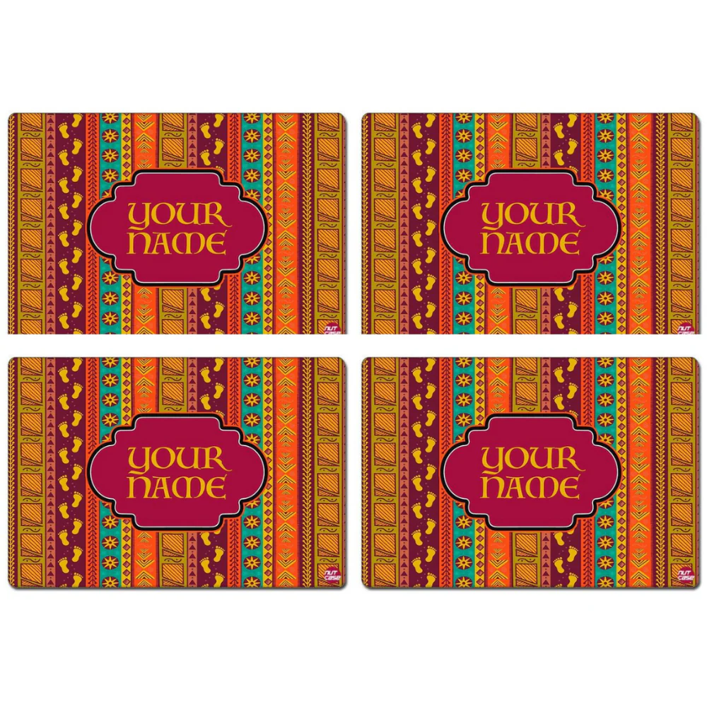 Custom Printed Table Mats for Home Dining Table - Ethnic Designer - Image 5