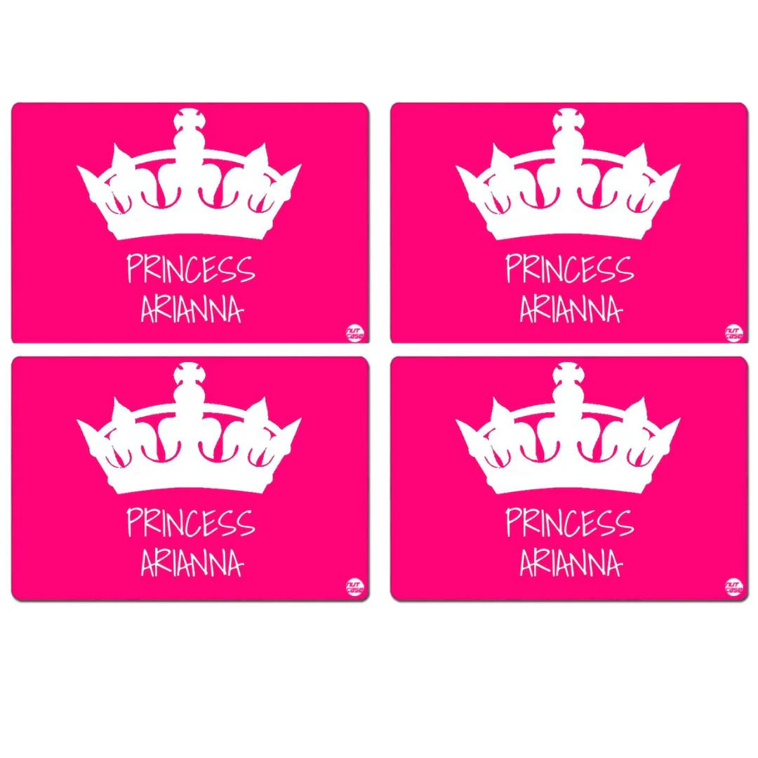 Personalised Tablemat for Girl Return Gifts for First Birthday - Princess - Image 5