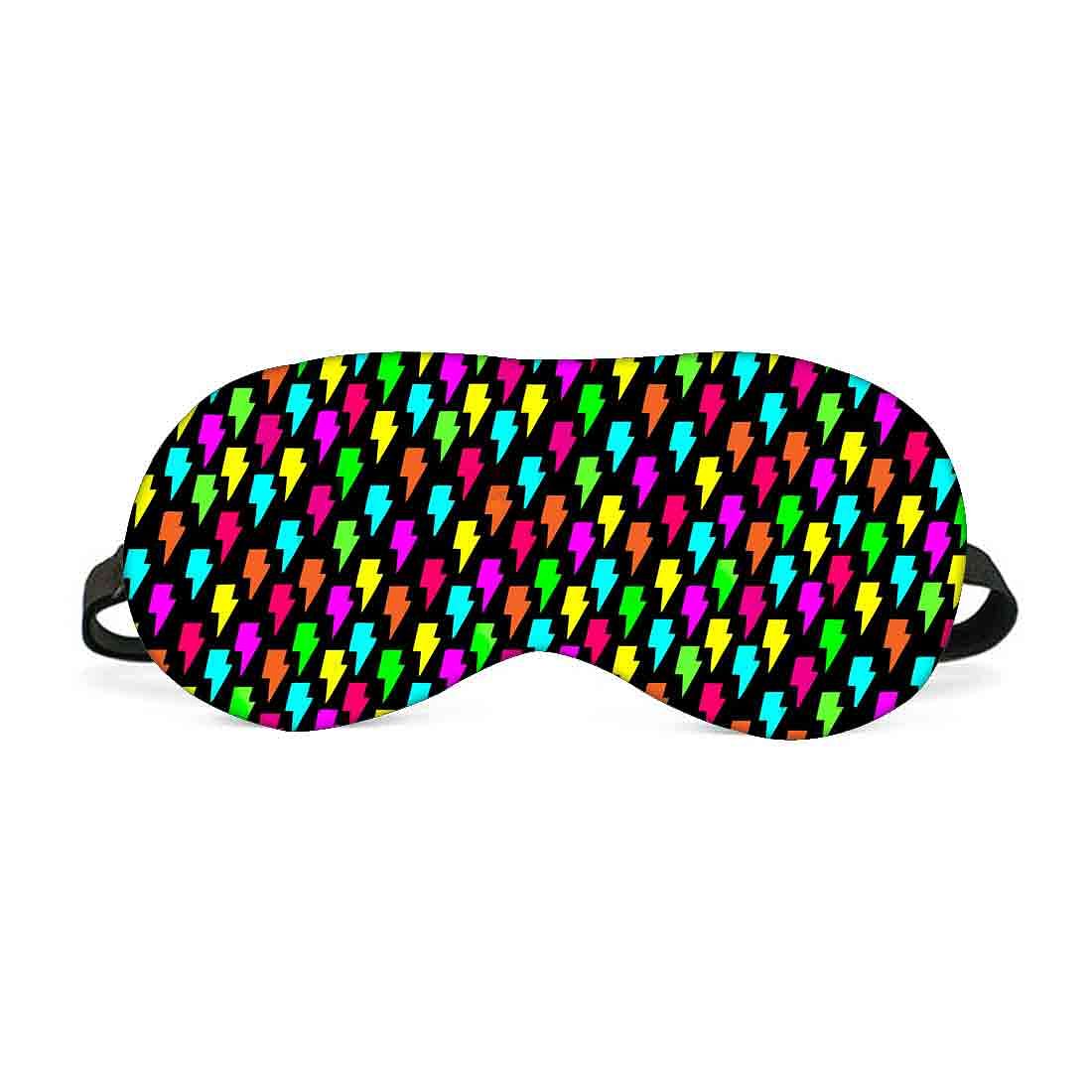 Designer Travel Eye Mask for Sleeping - Lightening - Made in India