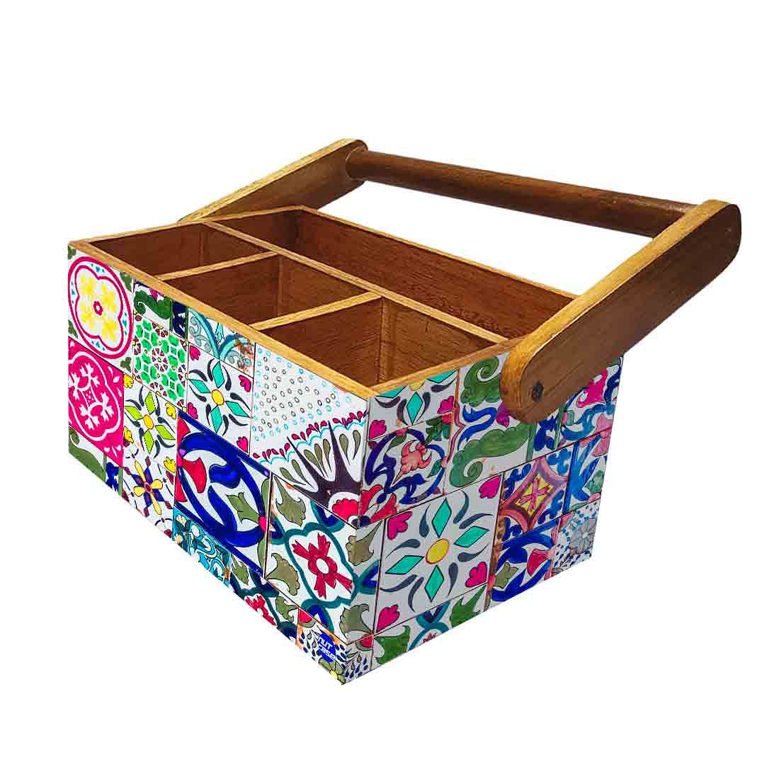 Wooden Spoon Stand Holder for Kitchen Knives Napkin Organizer - Designer - Image 5