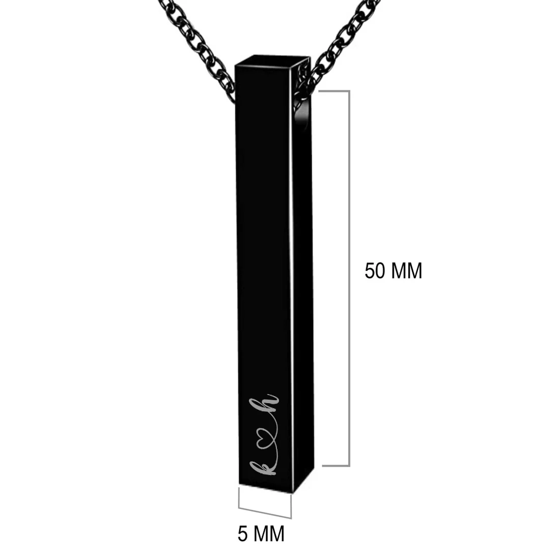 Personalized Necklace for Best Friend With Engraved Pendant Valentine Day Gifts - Infinity - Image 5