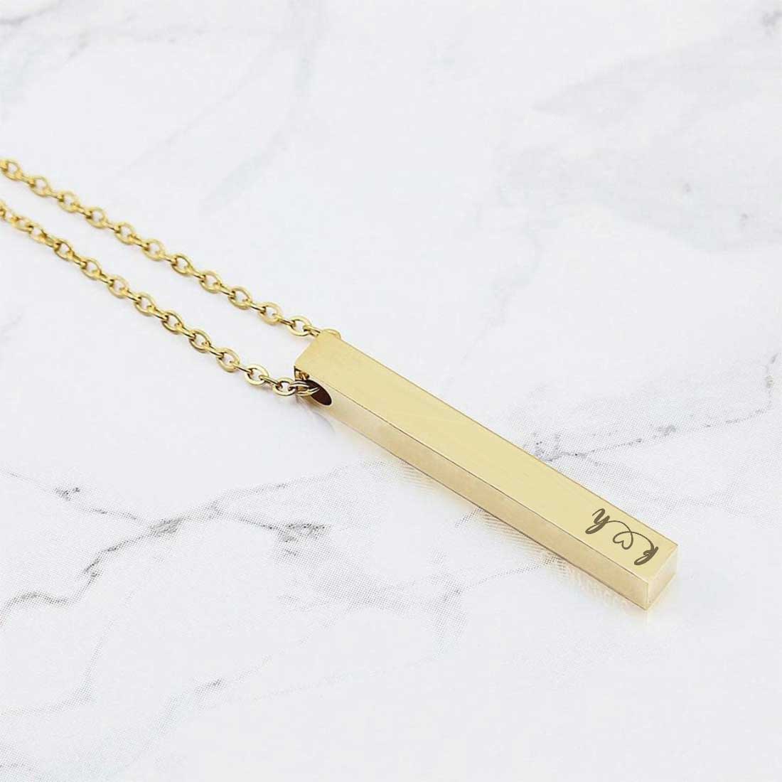 Personalized Necklace for Best Friend With Engraved Pendant Valentine Day Gifts - Infinity - Image 7