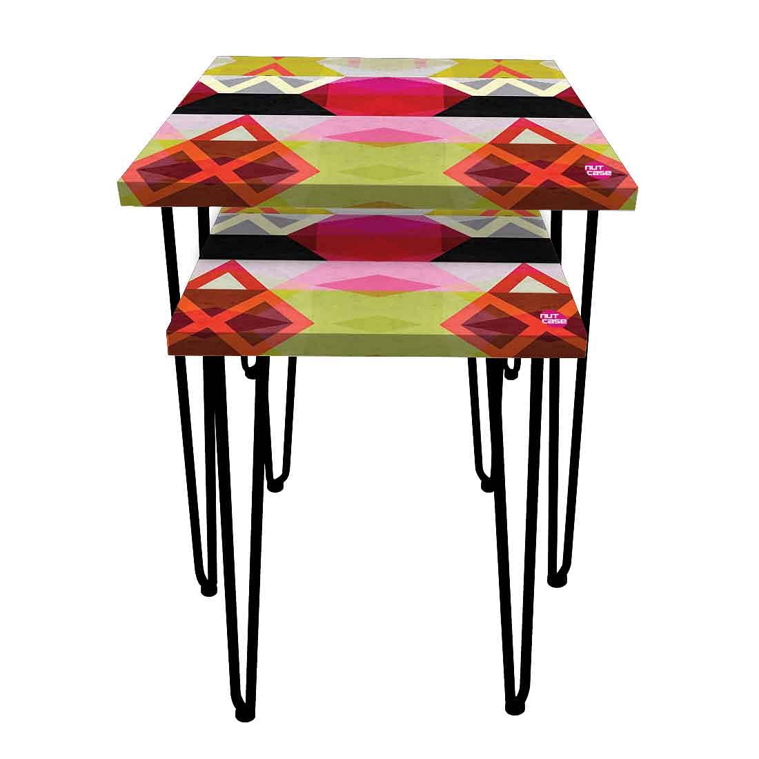 Square Nesting Tables 2 for Hotel & Restaurant Patio - Beautiful Art - Image 4