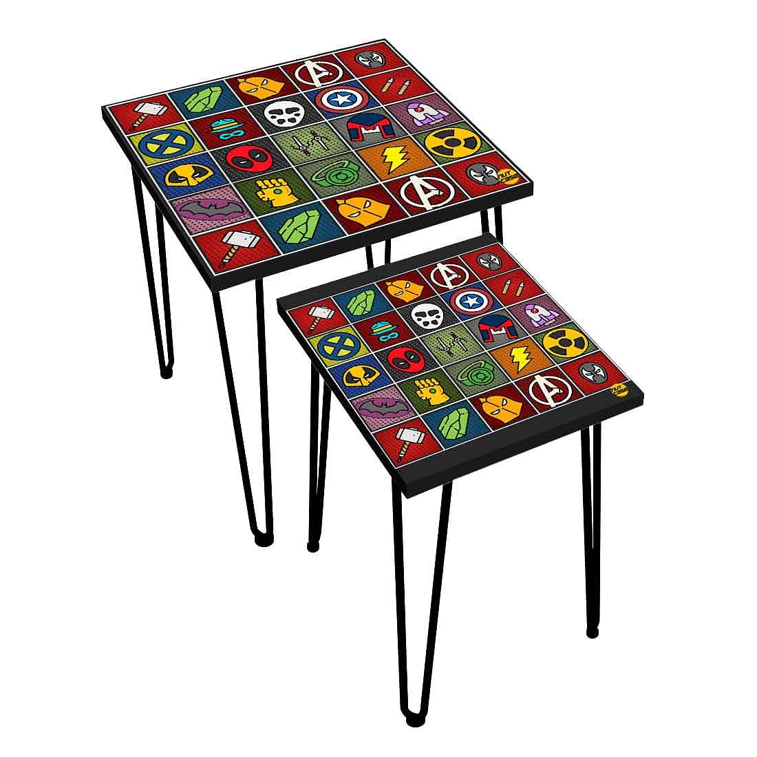 Modern Nest of 2 Coffee Tables for Living Room Balcony - Hero Icon