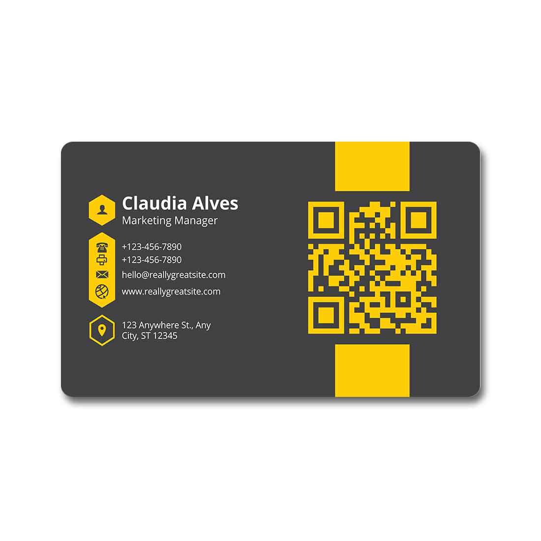 Custom NFC & QR Code Business Card Digital Contactless Smart Card