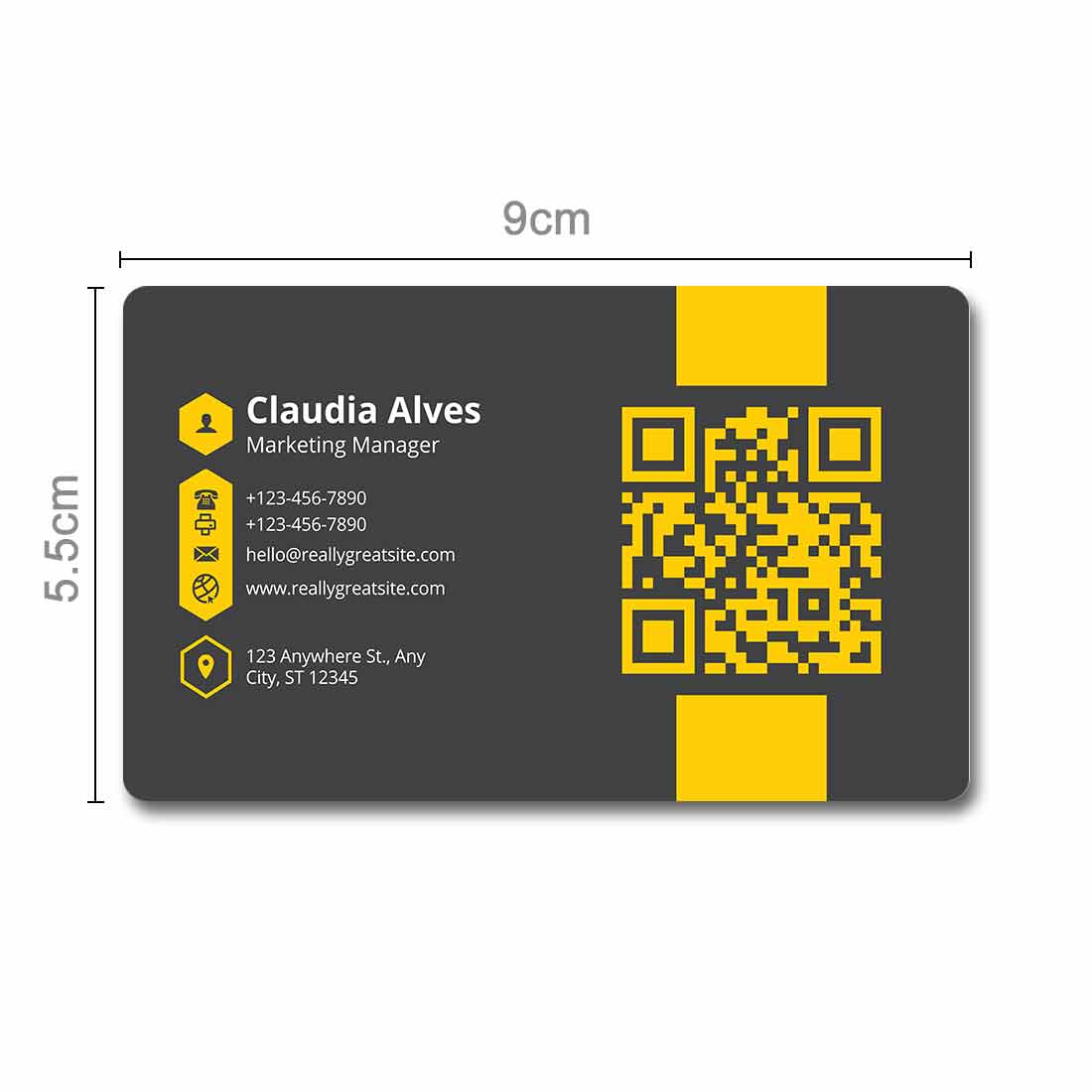 Custom NFC & QR Code Business Card Digital Contactless Smart Card - Image 4