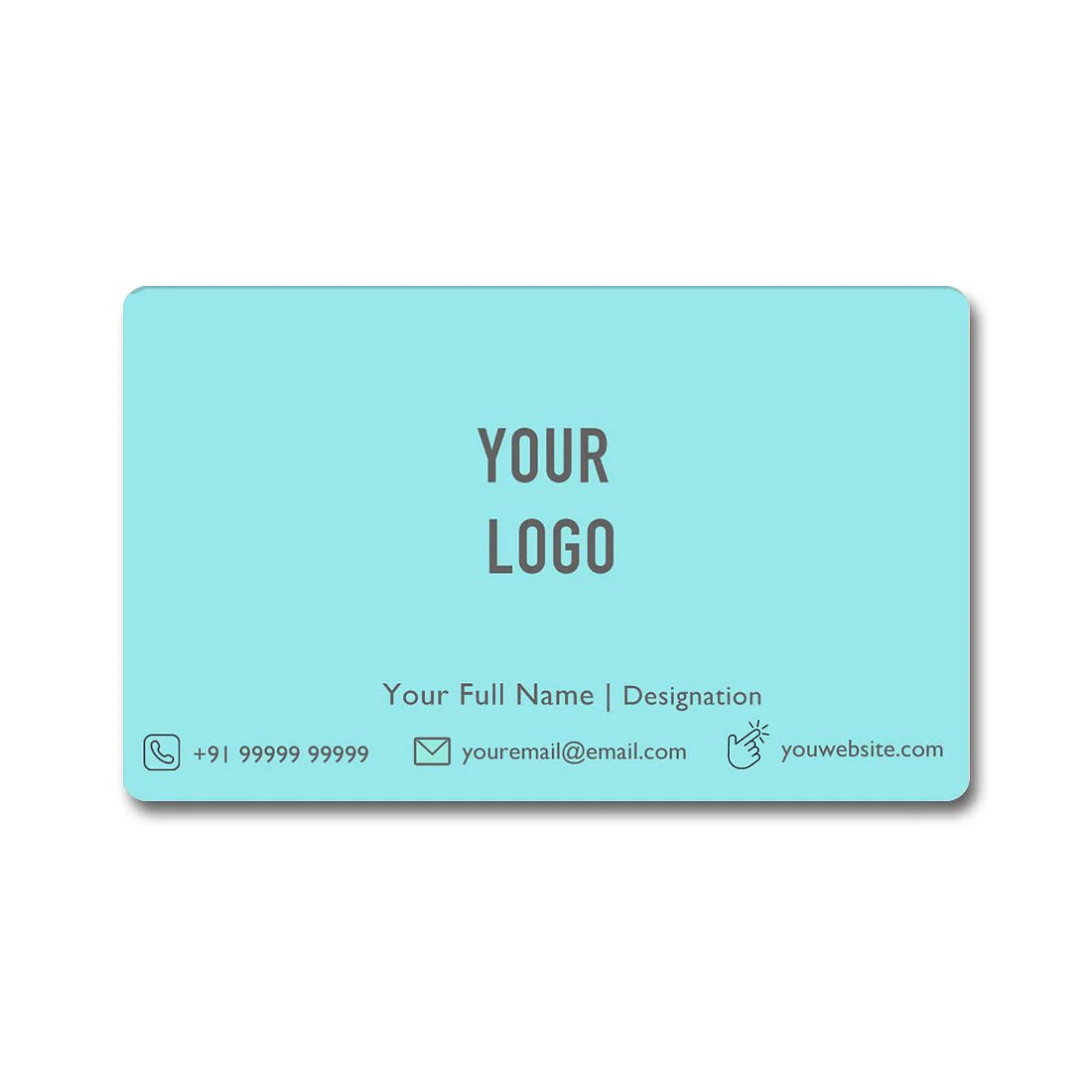 Customized NFC Visiting Cards for Business -  Your Logo  ( For Android Phones Only)